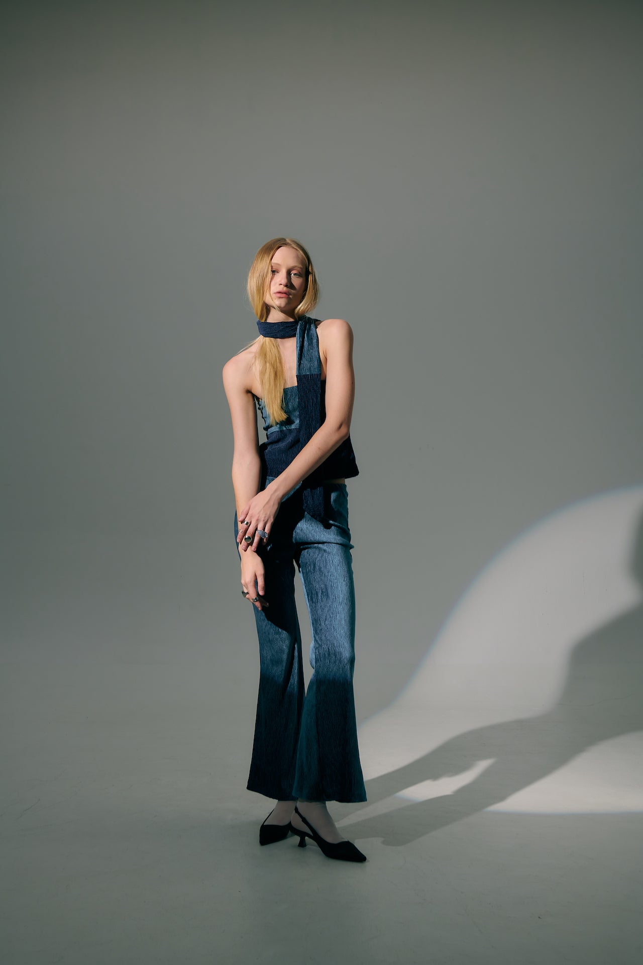 Velvet Flared Pants