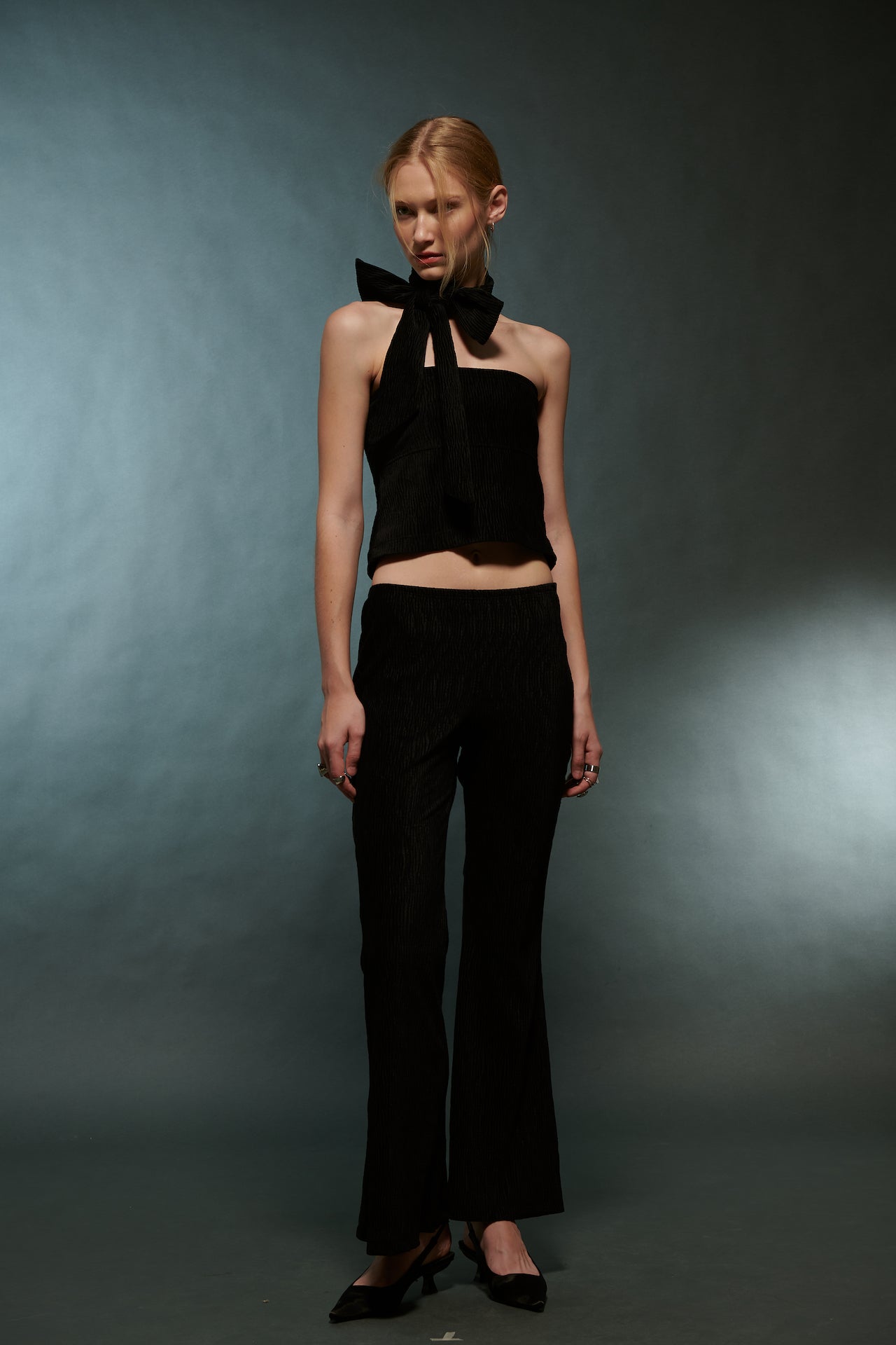 Velvet Flared Pants